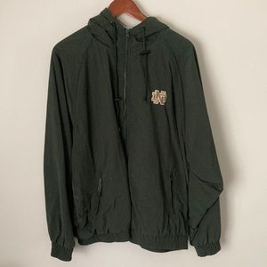 Notre Dame hooded jacket.
